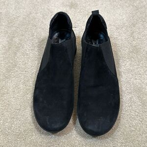 Mephisto Nellie Black Bucksoft Genuine Leather Air-Jet Women Shoes Size 7.5